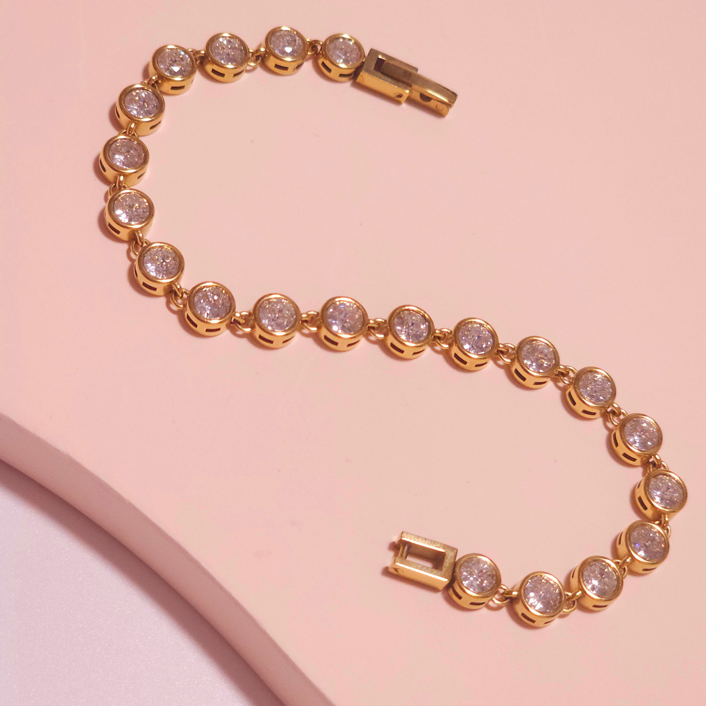 Bubble Bracelet Tennis Necklace