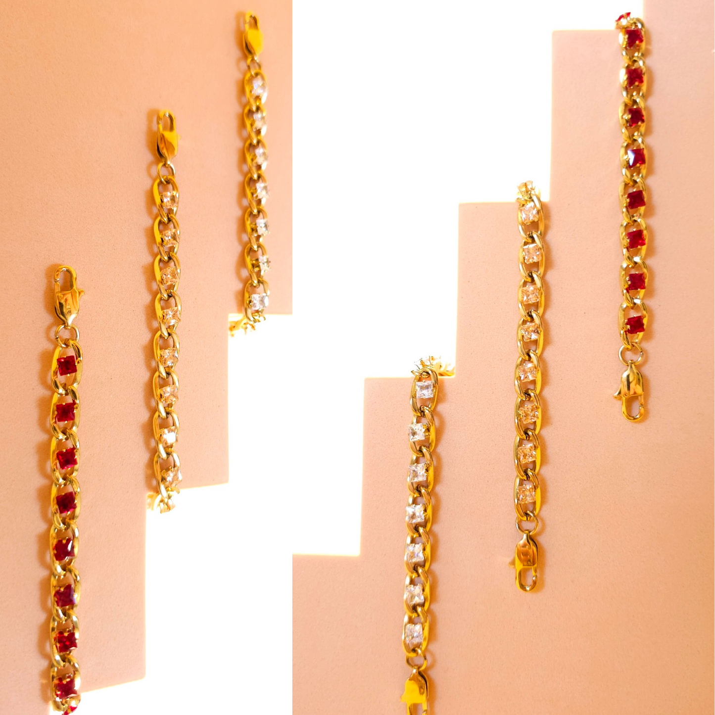 Link Chian Tennis Bracelet