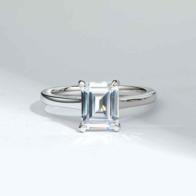 925 Emerald Zirconia Ring